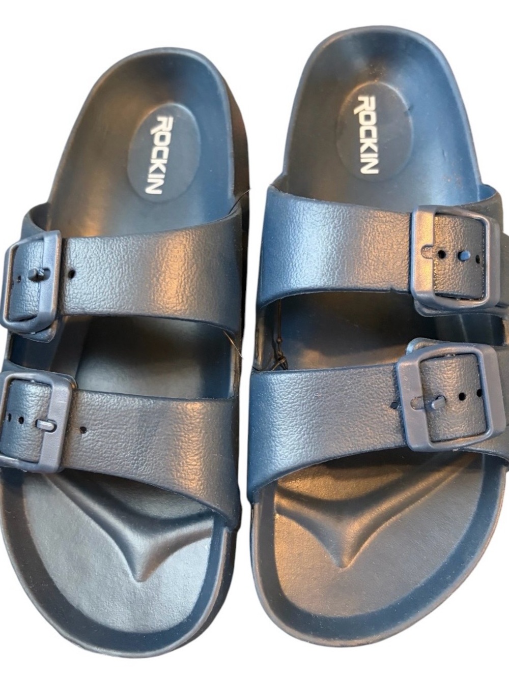 Rockin Double Buckle Women’s Slide Sandals NWOT Size 36 (US Size 5)